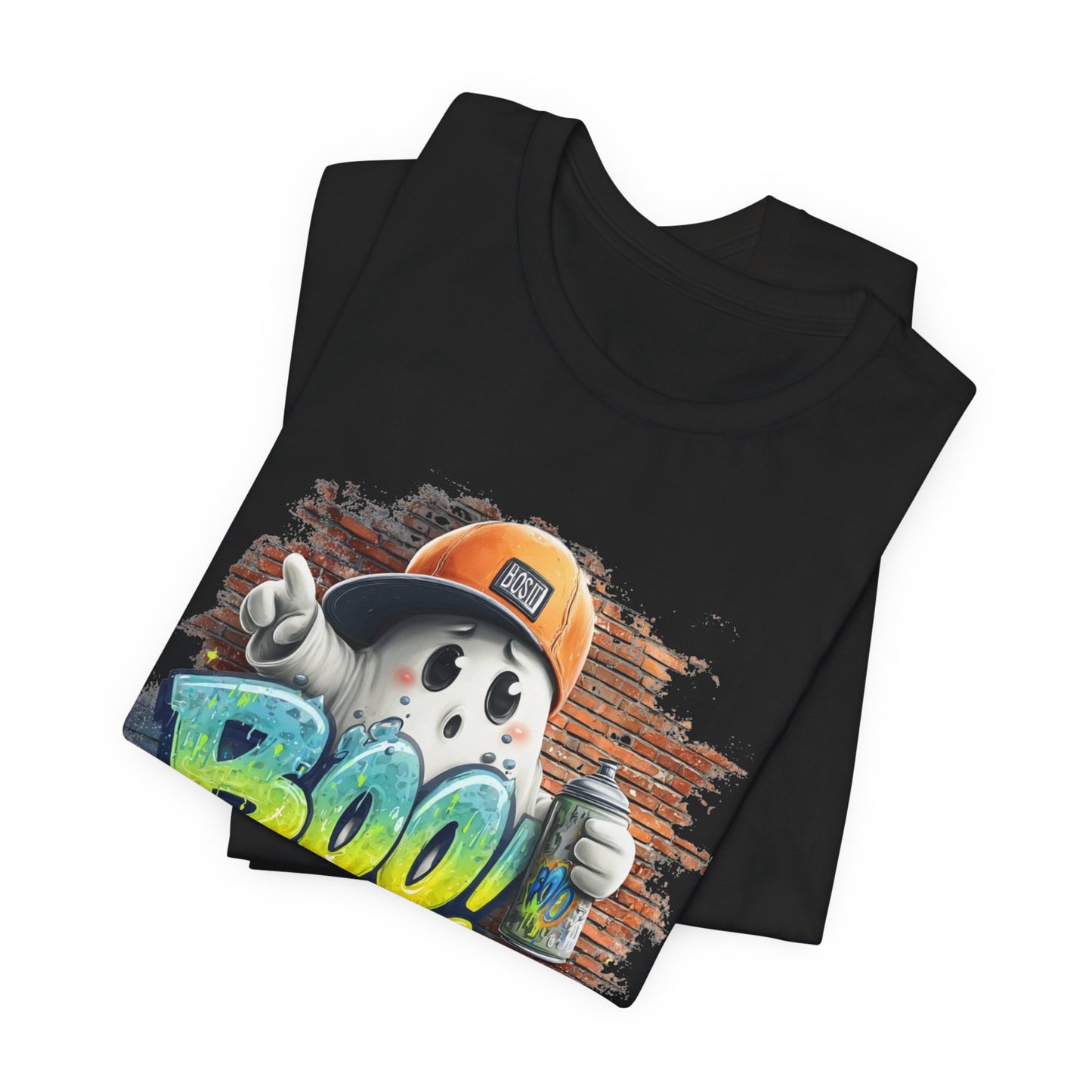 Ghost Graffiti Tee Streetwear Ghost Boo Spray Paint T-shirt Gift for her Gift for Him Graffiti Streetstyle Halloween Design