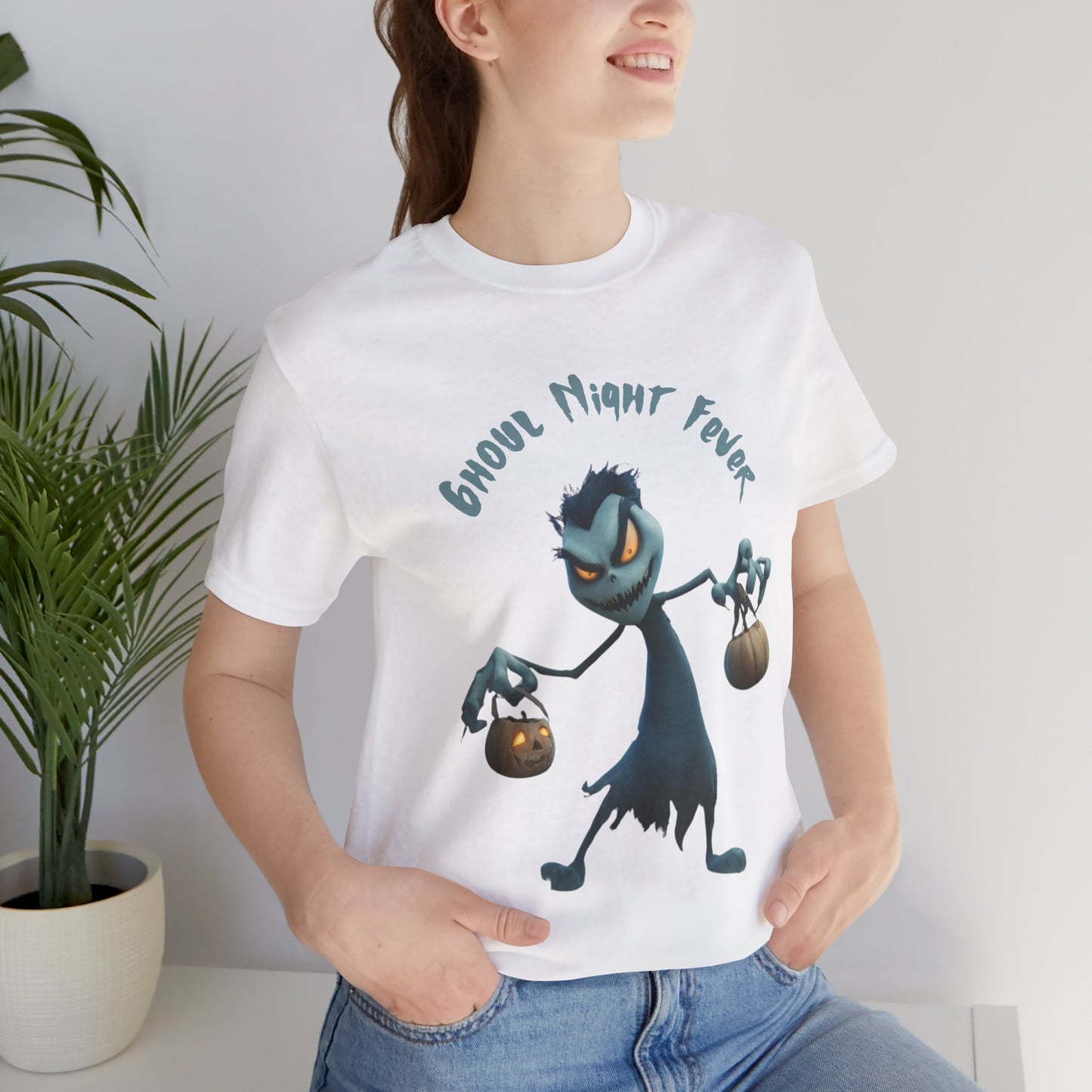 Halloween Creepy T-shirt Spooky Night Ghost Tshirt Spooky Fun Halloween Costume T-Shirt Ghostly Vibes Gift for Him Gift for Her