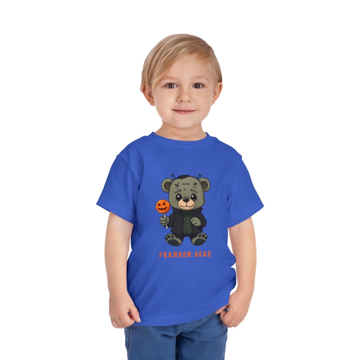 Toddler Frankenstein T-shirt Halloween Monster Tshirt Cute Kid's Frankenstein Teebfor Halloween Trick-or-Treat Outfit Halloween Spooky Toddler tops