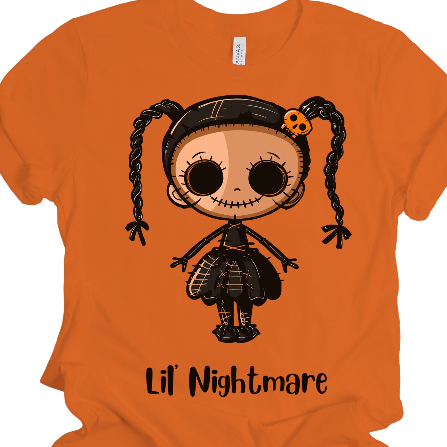 Halloween style Scarey Doll T-shirt Spooky Halloween Shirt Kawaii Style Creepy Doll Spooky Celebrations Halloween Gift for Her