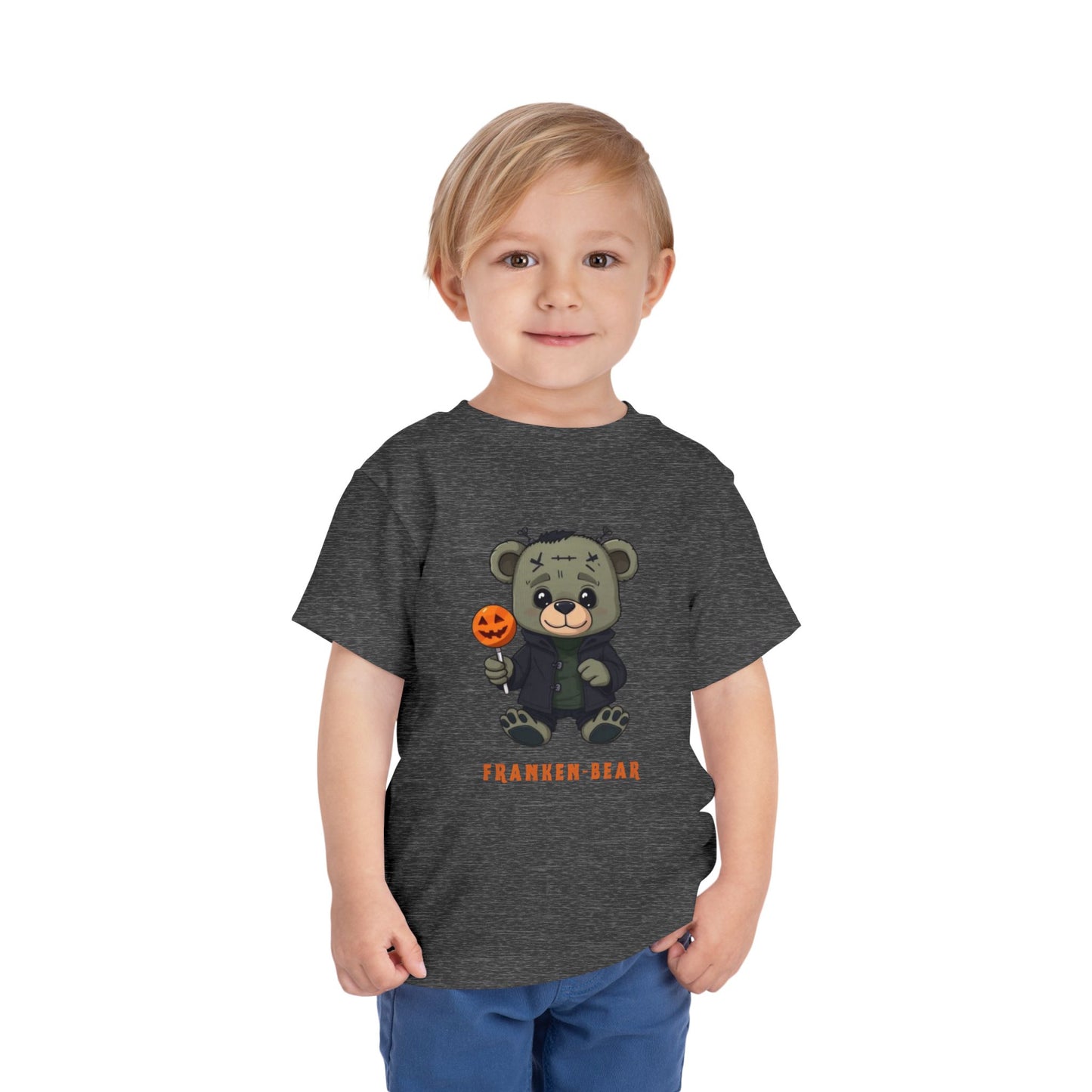 Toddler Frankenstein T-shirt Halloween Monster Tshirt Cute Kid's Frankenstein Teebfor Halloween Trick-or-Treat Outfit Halloween Spooky Toddler tops