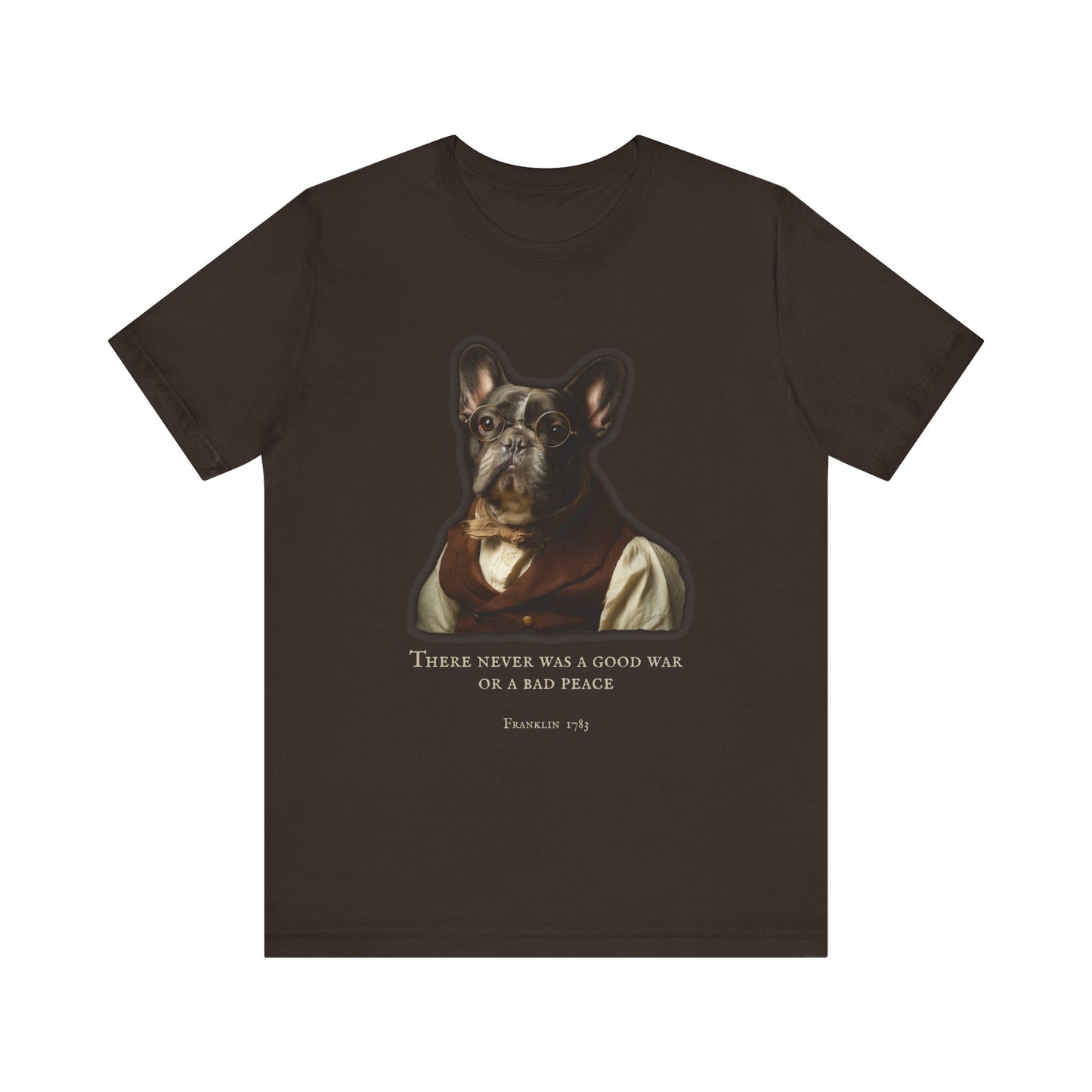 French Bulldog Patriotic Tee, Independance Day Dog Design T-Shirt, Unisex Graphic Tee, Vintage Dog Illustration