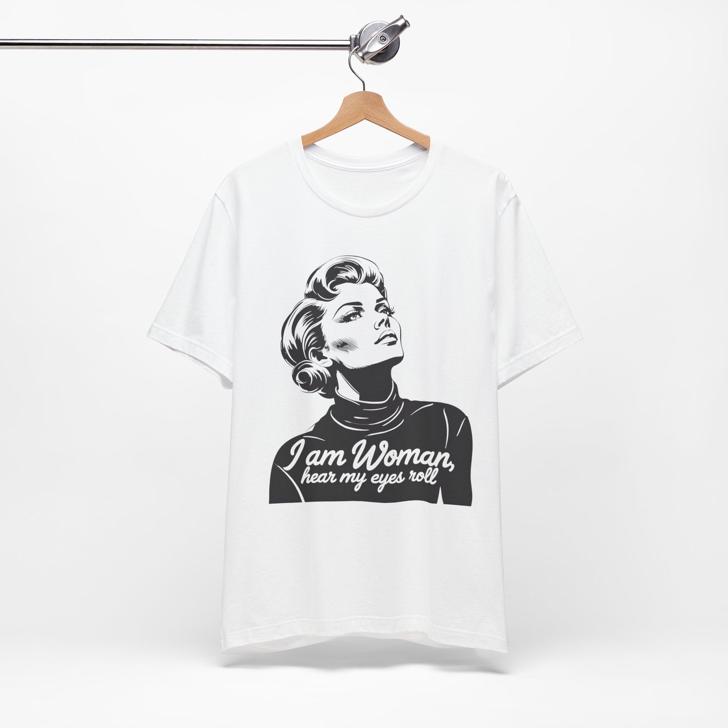 Sassy "I am Woman" - Black On White