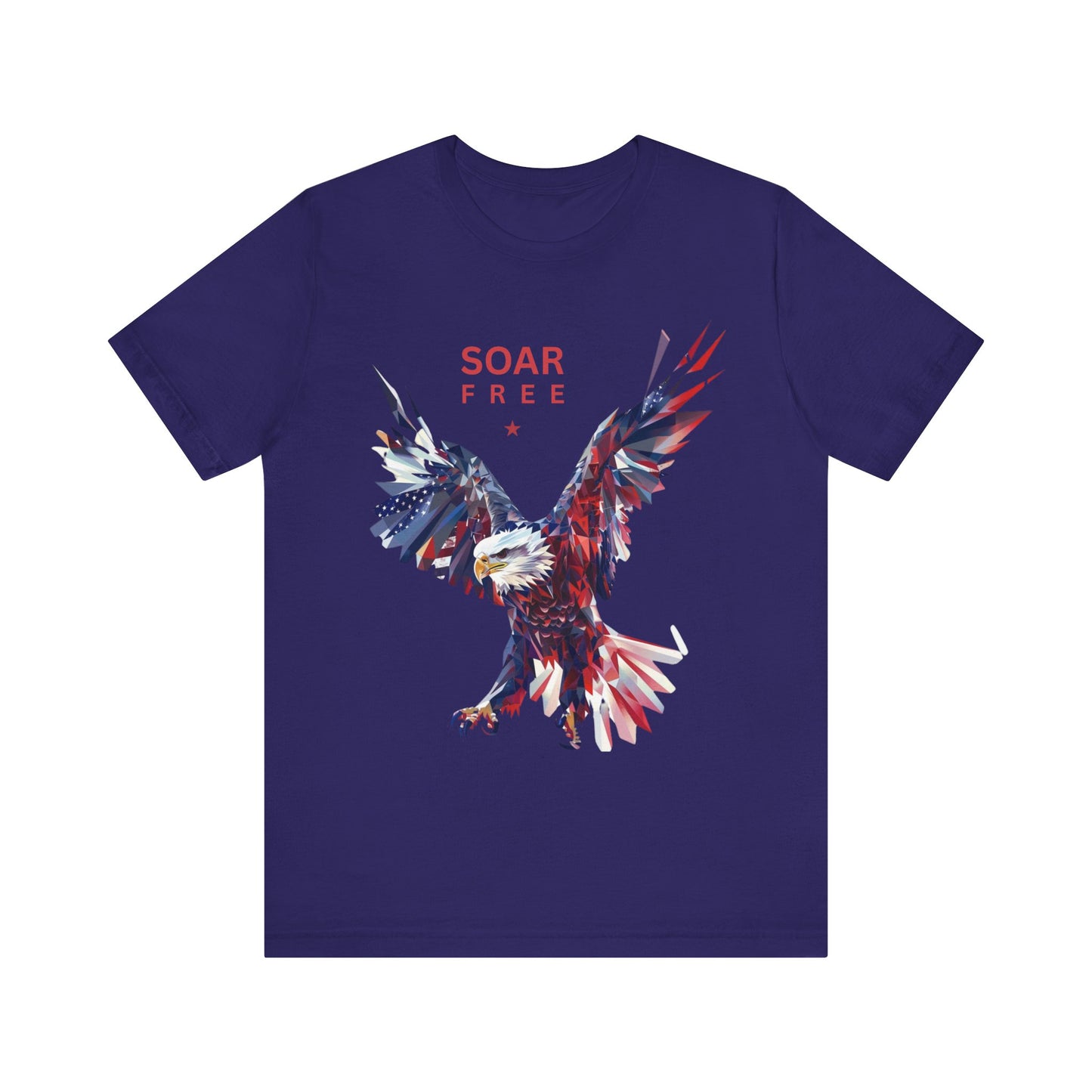 Soar Free Eagle Graphic Tee perfect for Independence day celebrations for the true patriot and wildlife lover.