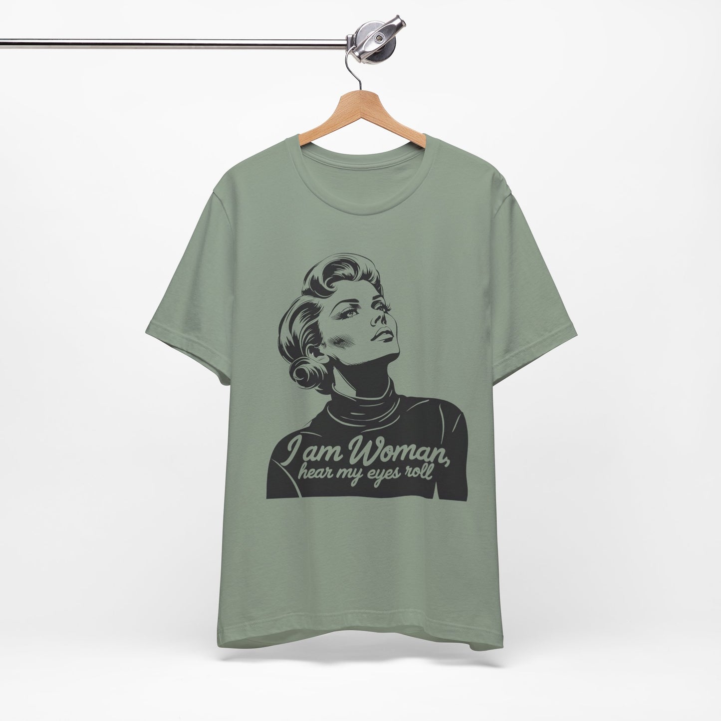 Sassy "I am Woman" - Black On White