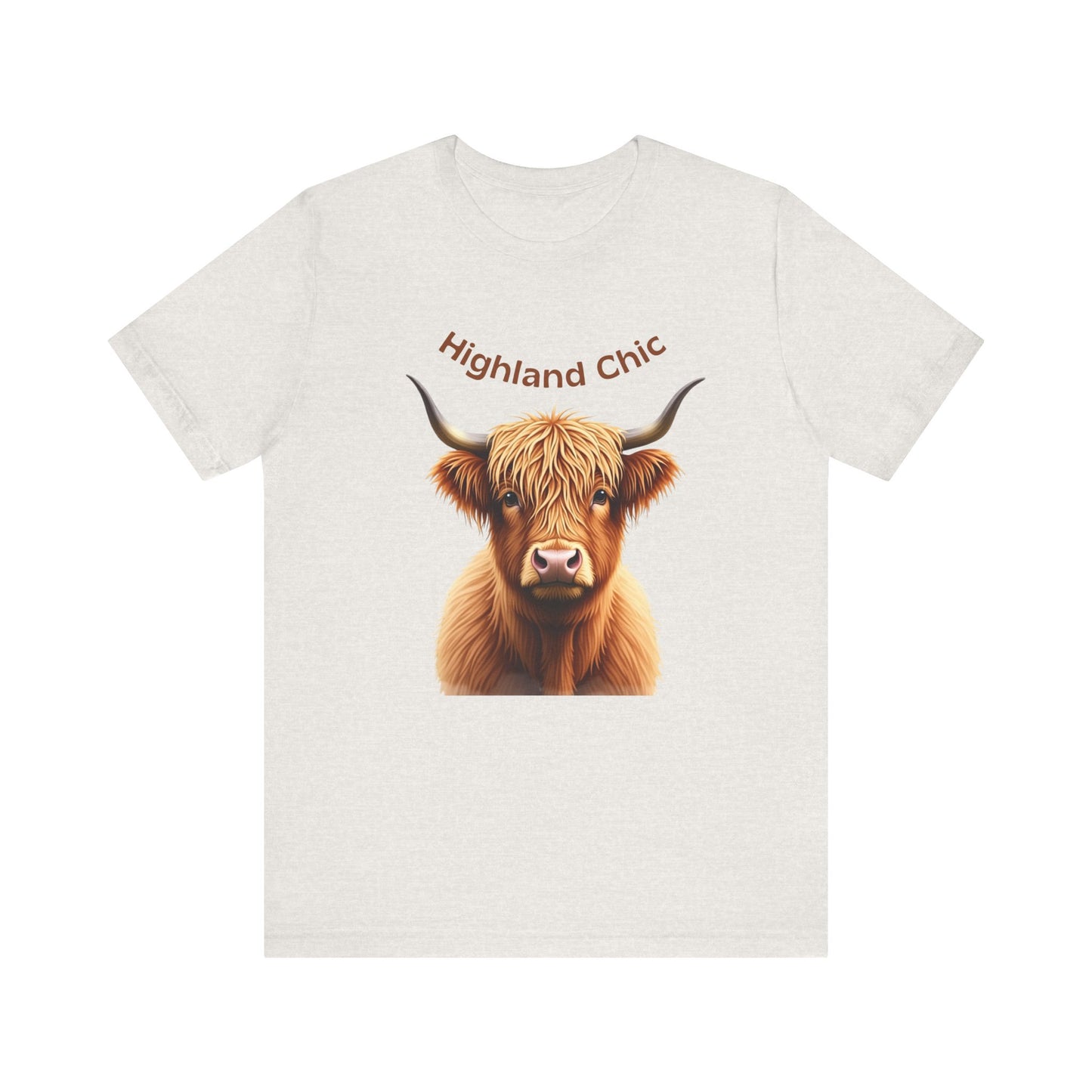 Highland Chic - Highland Cow cement T-shirt