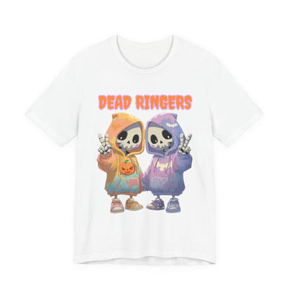 Halloween Skeleton Twins Spooky Cute T-shirt Cute Skeleton Twins in Hoodies Gift for her Gift for him Halloween costume design