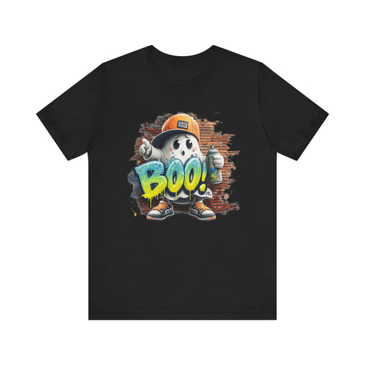 Ghost Graffiti Tee Streetwear Ghost Boo Spray Paint T-shirt Gift for her Gift for Him Graffiti Streetstyle Halloween Design