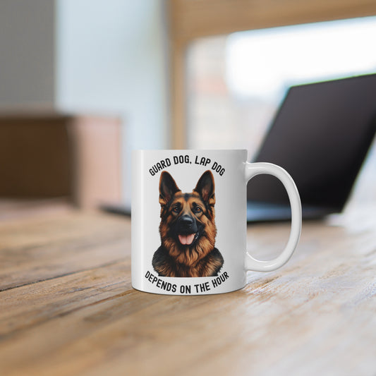 German Shepherd Guard Dog Lap Dog Mug - Perfect for those who know and love the breed