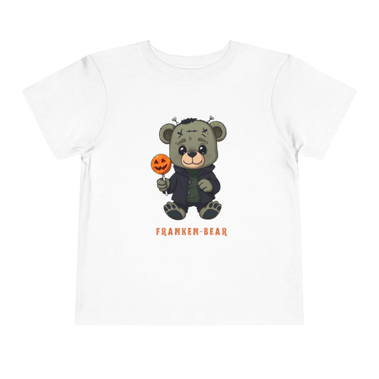 Toddler Frankenstein T-shirt Halloween Monster Tshirt Cute Kid's Frankenstein Teebfor Halloween Trick-or-Treat Outfit Halloween Spooky Toddler tops