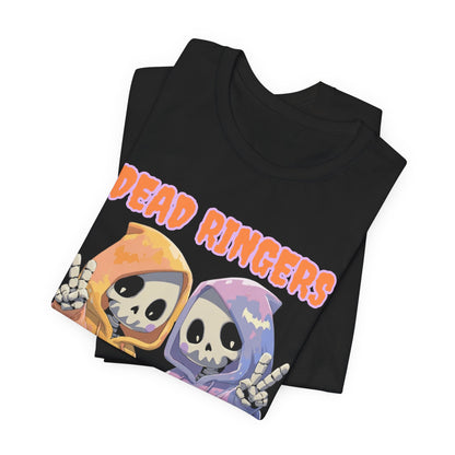 Halloween Skeleton Twins Spooky Cute T-shirt Cute Skeleton Twins in Hoodies Gift for her Gift for him Halloween costume design