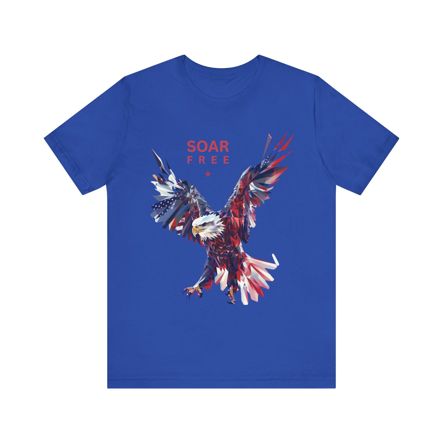 Soar Free Eagle Graphic Tee perfect for Independence day celebrations for the true patriot and wildlife lover.