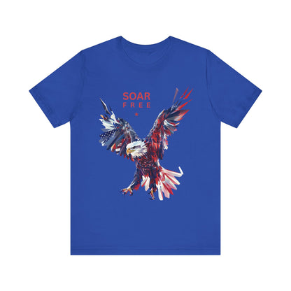 Soar Free Eagle Graphic Tee perfect for Independence day celebrations for the true patriot and wildlife lover.