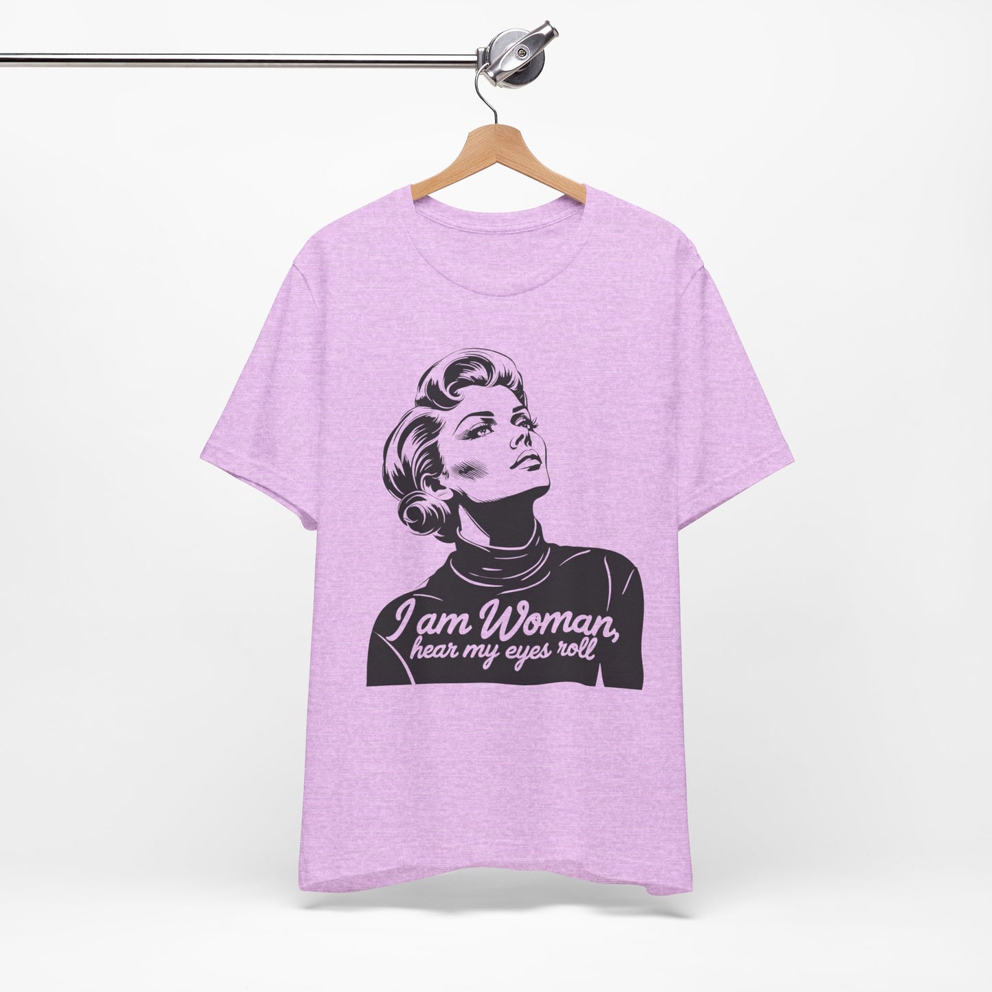 Sassy  "I am Woman"  - Black On White