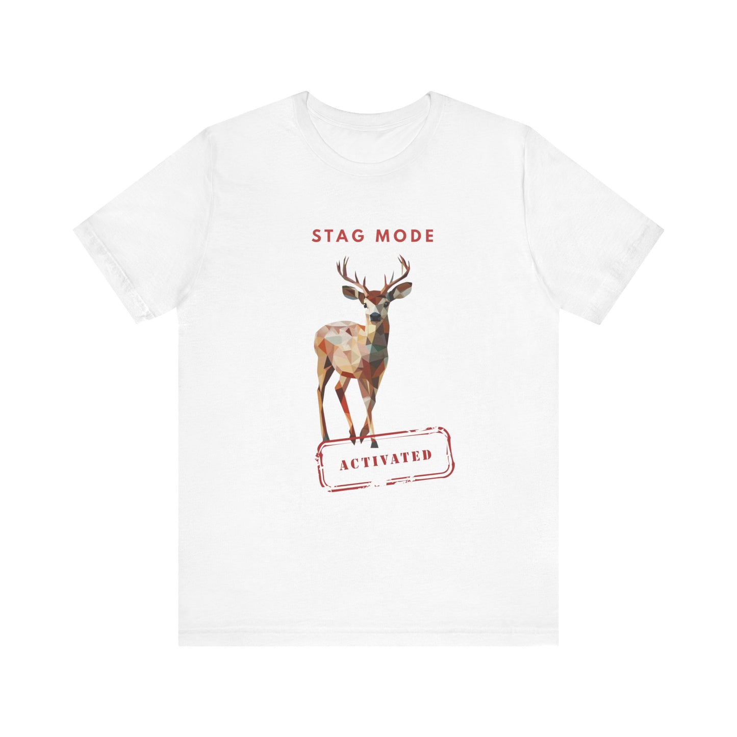 Stag Mode Activated Tee, Unisex Deer Design T-Shirt, Nature Lover Shirt, Gift for Him/Her, Outdoorsy Apparel