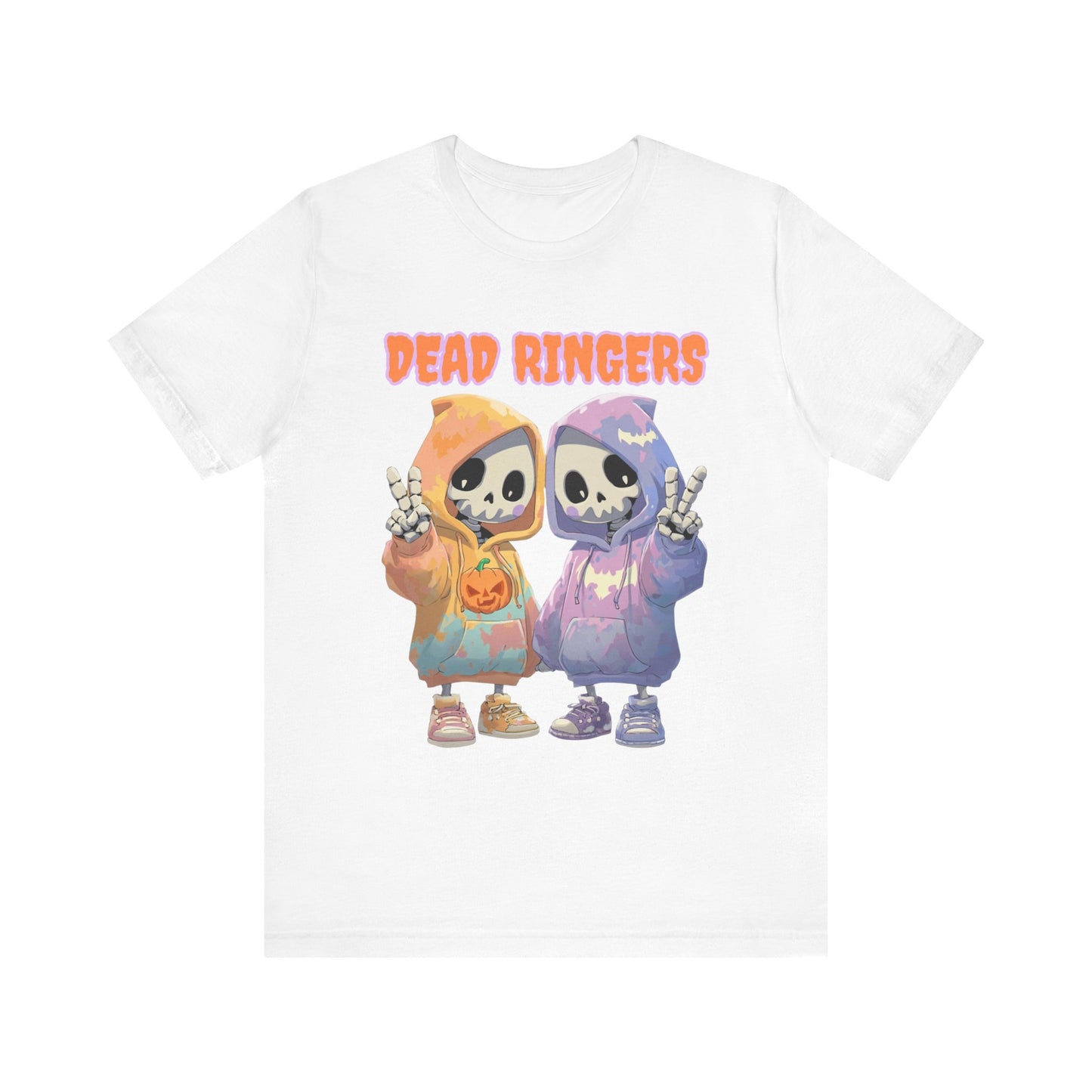 Halloween Skeleton Twins Spooky Cute T-shirt Cute Skeleton Twins in Hoodies Gift for her Gift for him Halloween costume design