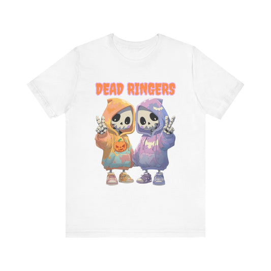 Halloween Skeleton Twins Spooky Cute T-shirt Cute Skeleton Twins in Hoodies Gift for her Gift for him Halloween costume design