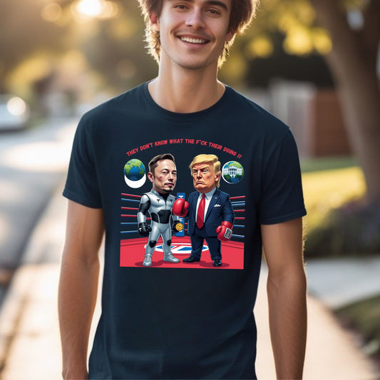 Donald Trump Elon Musk Political Humor Tee with Trump quote Gift for Debate Lovers Funny Trump Tshirt Funny Elon Musk tee