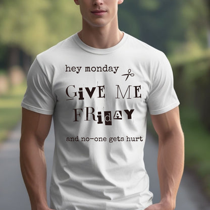 Funny Ransom Note Tee Humorous Tshirt Ransom Note Style Mood Boost Gift for Friends Gift for him Gift for her