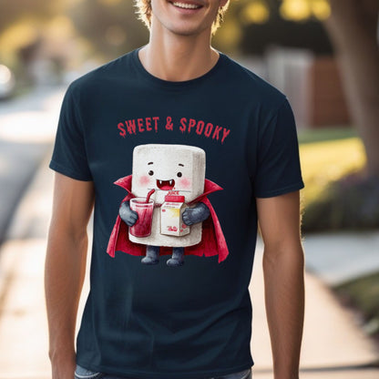 Halloween Marshmallow Vampire Blood Shirt Spooky Halloween T-Shirt Halloween Gift for Him Gift for Him