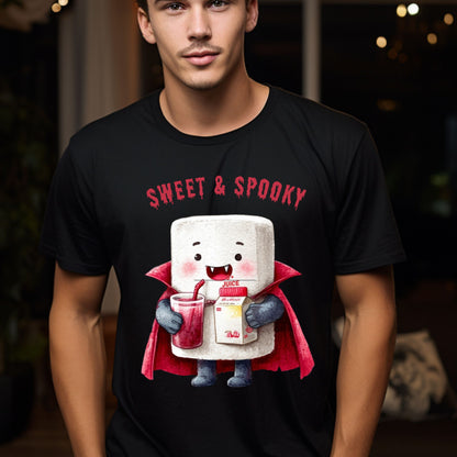 Halloween Marshmallow Vampire Blood Shirt Spooky Halloween T-Shirt Halloween Gift for Him Gift for Him