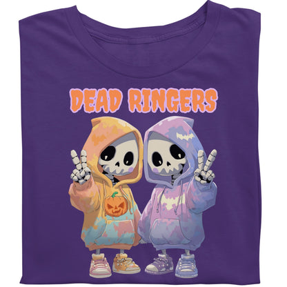 Halloween Skeleton Twins Spooky Cute T-shirt Cute Skeleton Twins in Hoodies Gift for her Gift for him Halloween costume design