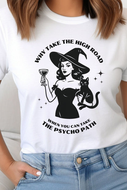 Halloween Sarcastic Tshirt design. Sarcastic Witch for design for spooky Halloween fun