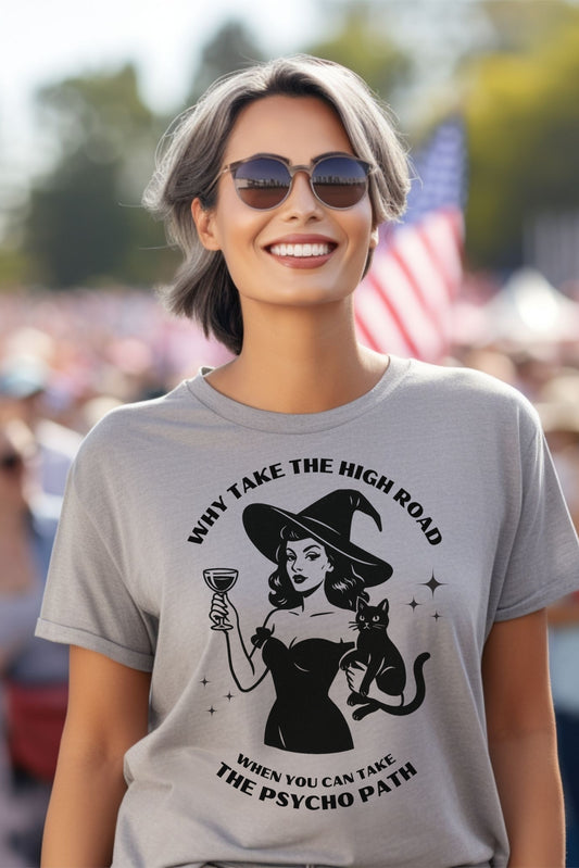 Halloween Sarcastic Tshirt design. Sarcastic Witch for design for spooky Halloween fun