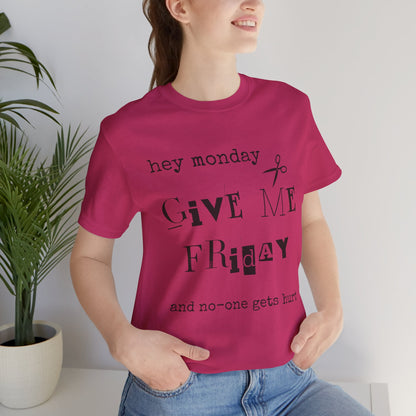 Funny Ransom Note Tee Humorous Tshirt Ransom Note Style Mood Boost Gift for Friends Gift for him Gift for her