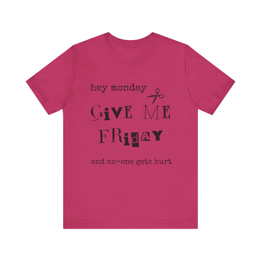 Funny Ransom Note Tee Humorous Tshirt Ransom Note Style Mood Boost Gift for Friends Gift for him Gift for her