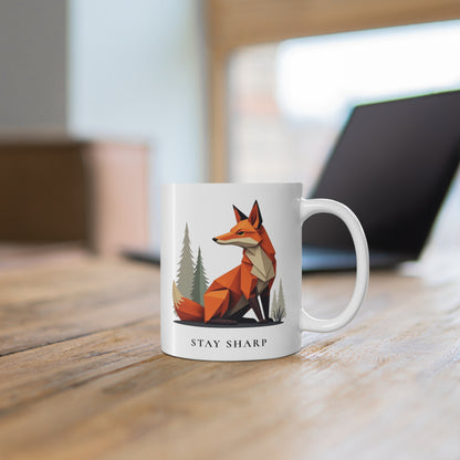 Stylish Fox Mug - Stay Sharp