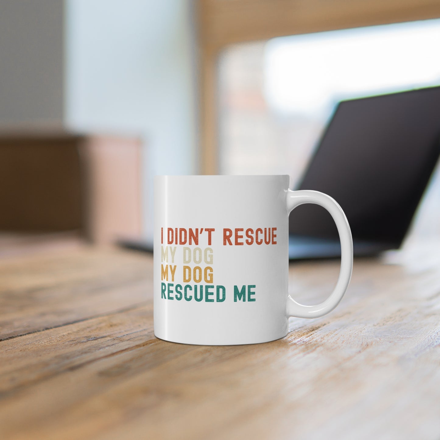 Dog Lover's Rescue Mug - 11oz Coffee Cup