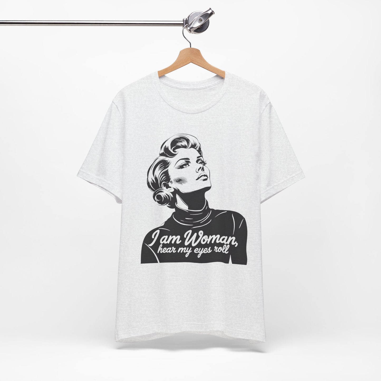 Sassy  "I am Woman"  - Black On White