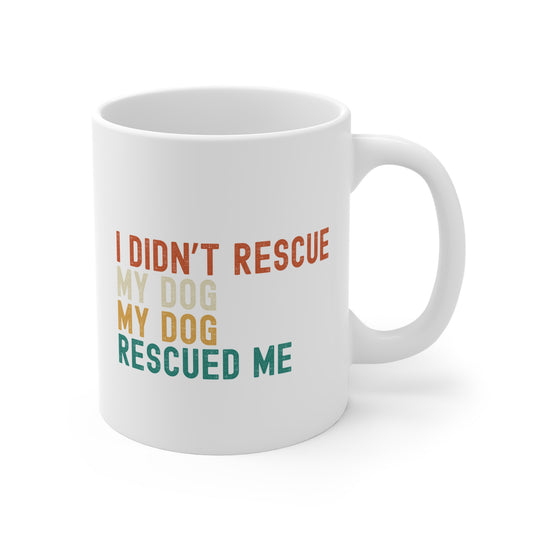 Dog Lover's Rescue Mug - 11oz Coffee Cup