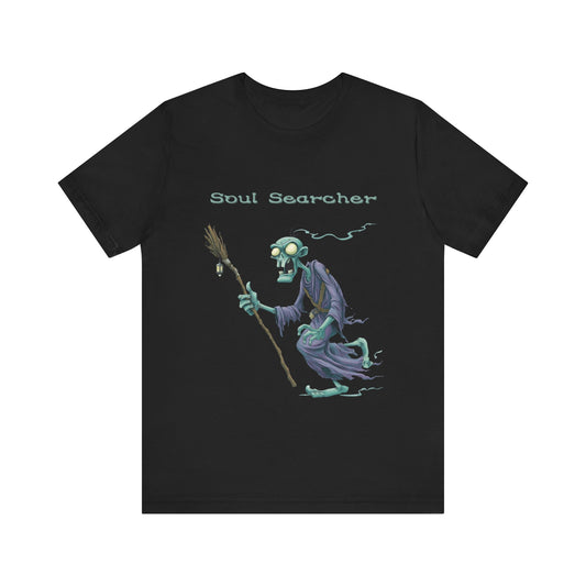 Halloween Creepy Ghoul Tshirt  Soul Searcher Creepy T-shirt for Halloween costume Gift for Her Halloween Gift for Him
