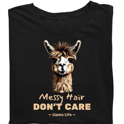 Funny Llama T-shirt, Llama Lover Humorous Gift Llama Lovers, Messy Hair Llama Gift for him Gift for her