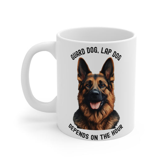 German Shepherd Guard Dog Lap Dog Mug