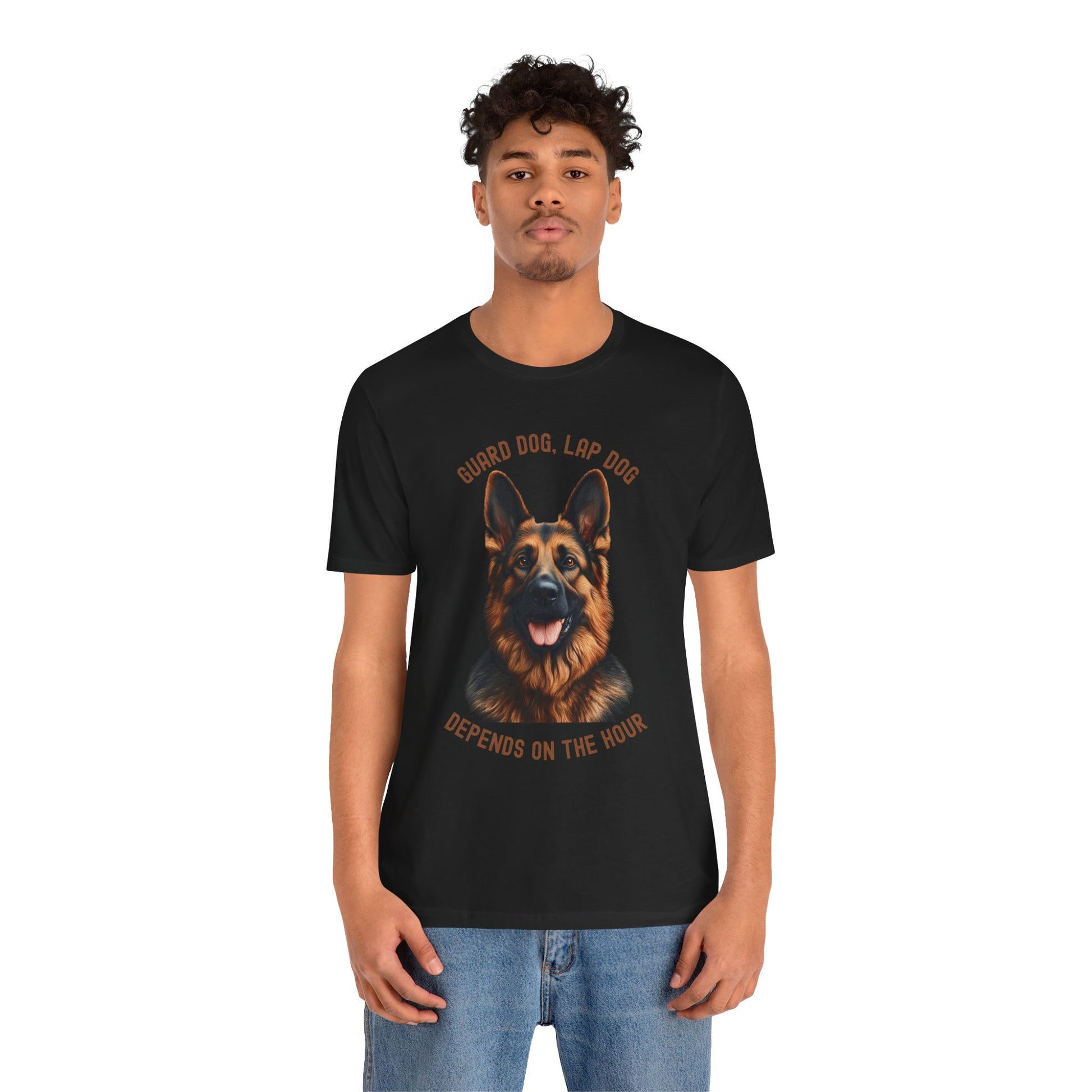 German Shepherd dog  - guard dog lap dog design on model 1