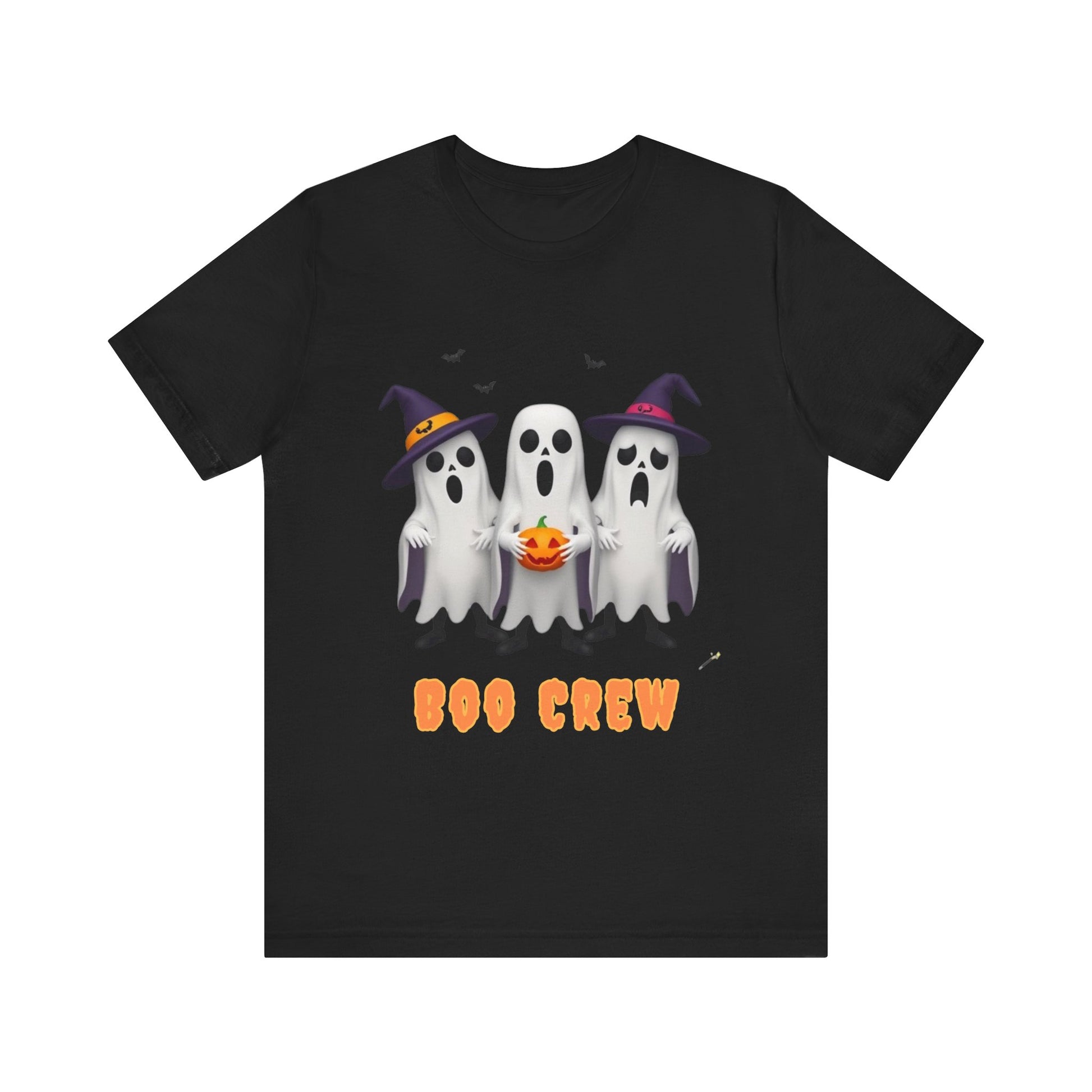 Halloween three ghosts boo crew in black