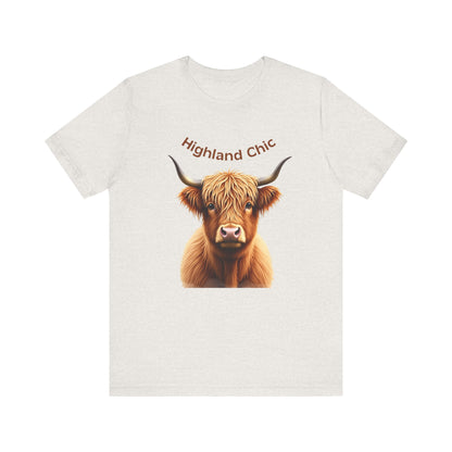 Highland Chic - Highland Cow cement T-shirt