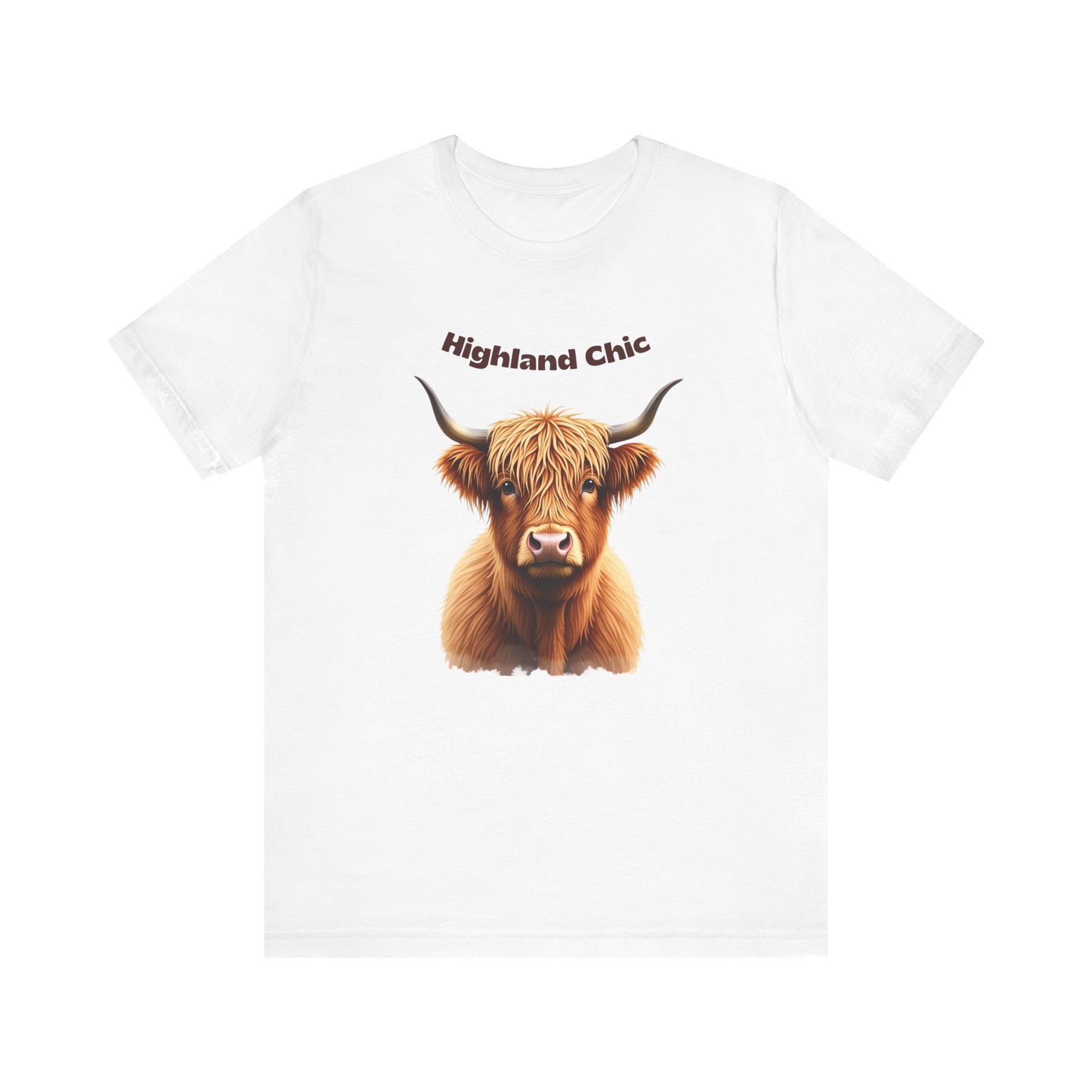 Highland Chic Highland Cow T-Shirt Design