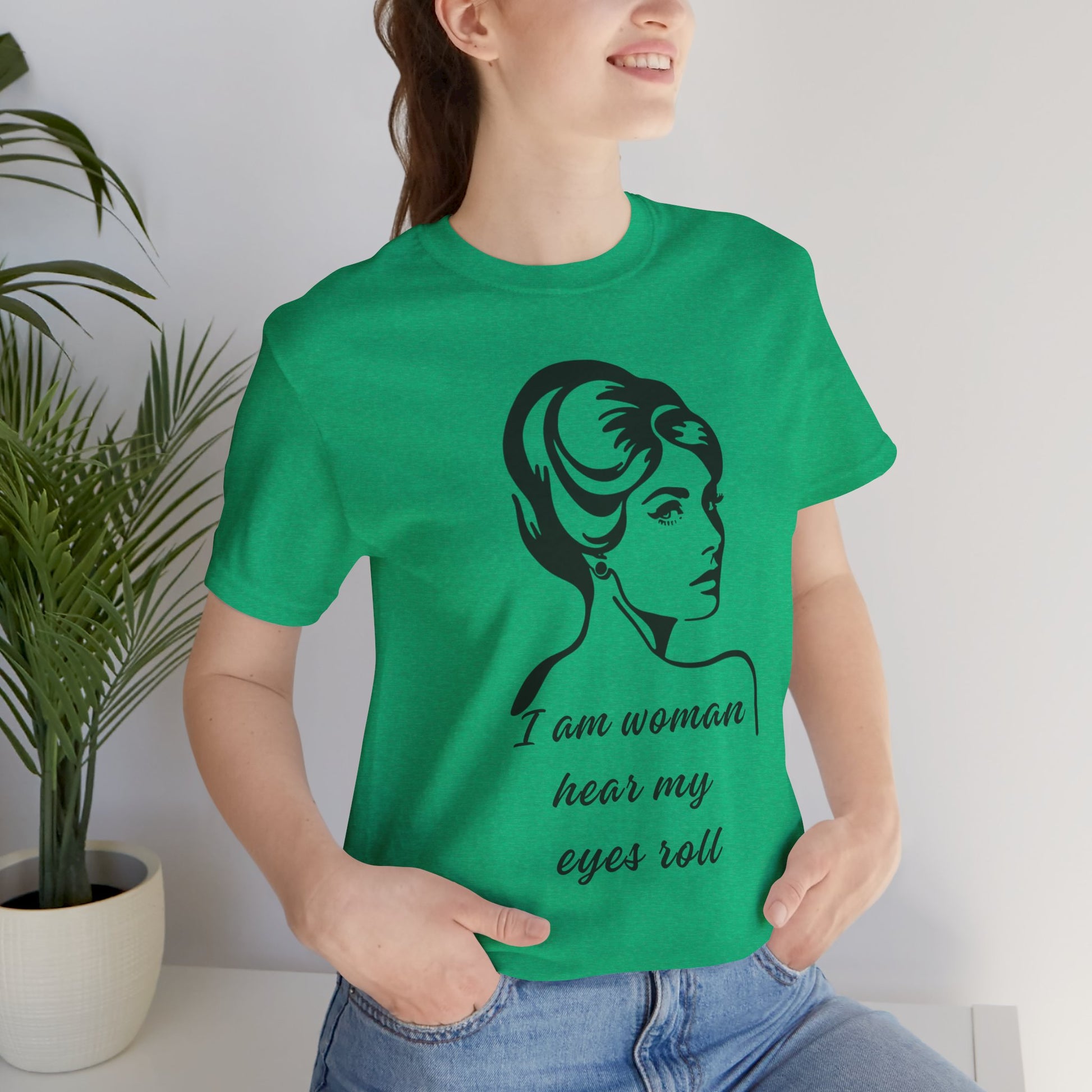 Sassy_I_Am_Woman_Hear_My_Eyes_Roll_-_Black_Beauty_on_Kelly Green on model