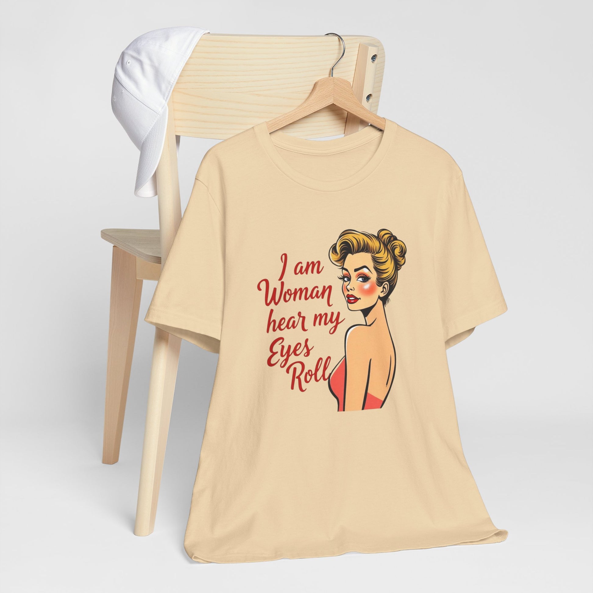 Sassy_Woman_T-Shirt-_I_am_Woman_-_coloured on cream
