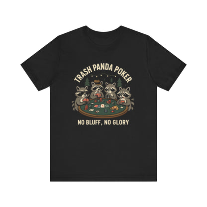 Trash Panda Poker Short Sleeve T-Shirt black
