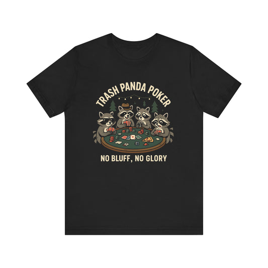 Trash Panda Poker Short Sleeve T-Shirt black